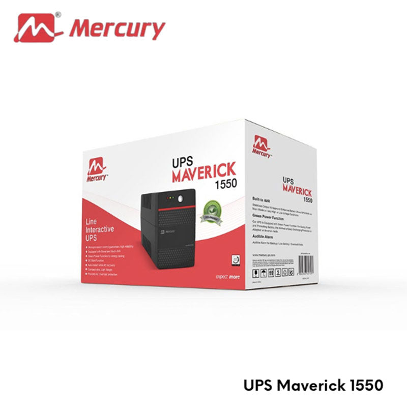 Onduleur Mercury Elite 1550VA Pro – Protection Électrique Haute Performance